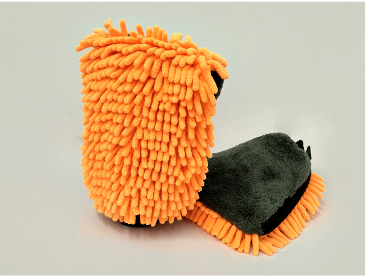 DoubleSided Long Wool Coral Fleece Waterproof Car Washing Gloves Tool Chenille Car Wash Gloves Rag Car Cleaning Supplies