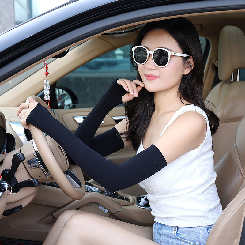 Style Summer Ice Sleeve Sun Protection Oversleeve Running Men&#039;s Riding Gloves Outdoor Thin Ice Silk Ice Sleeve Women