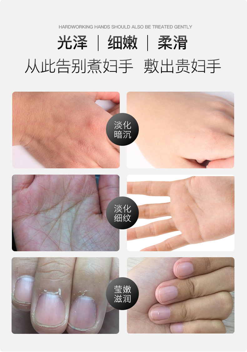Goat's Milk Hand Mask Moisturizing Hydrating Softening Skin Cat's Paw Hand Mask Gloves Hand Cream Hair Generation