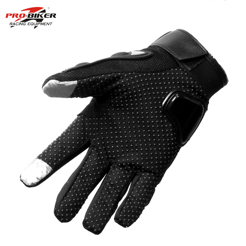  Motorcycle Touch-Screen Gloves Drop-Resistant Cross-Country Anti-Slip Full Finger Spring Summer and Fall Full Finger