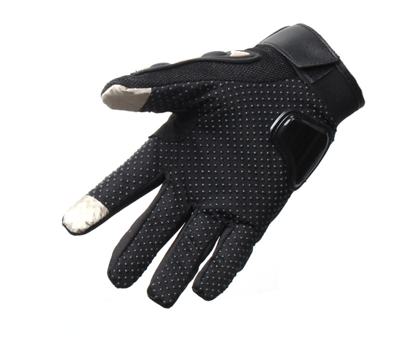  Motorcycle Touch-Screen Gloves Drop-Resistant Cross-Country Anti-Slip Full Finger Spring Summer and Fall Full Finger