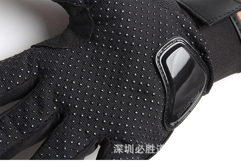  Motorcycle Touch-Screen Gloves Drop-Resistant Cross-Country Anti-Slip Full Finger Spring Summer and Fall Full Finger