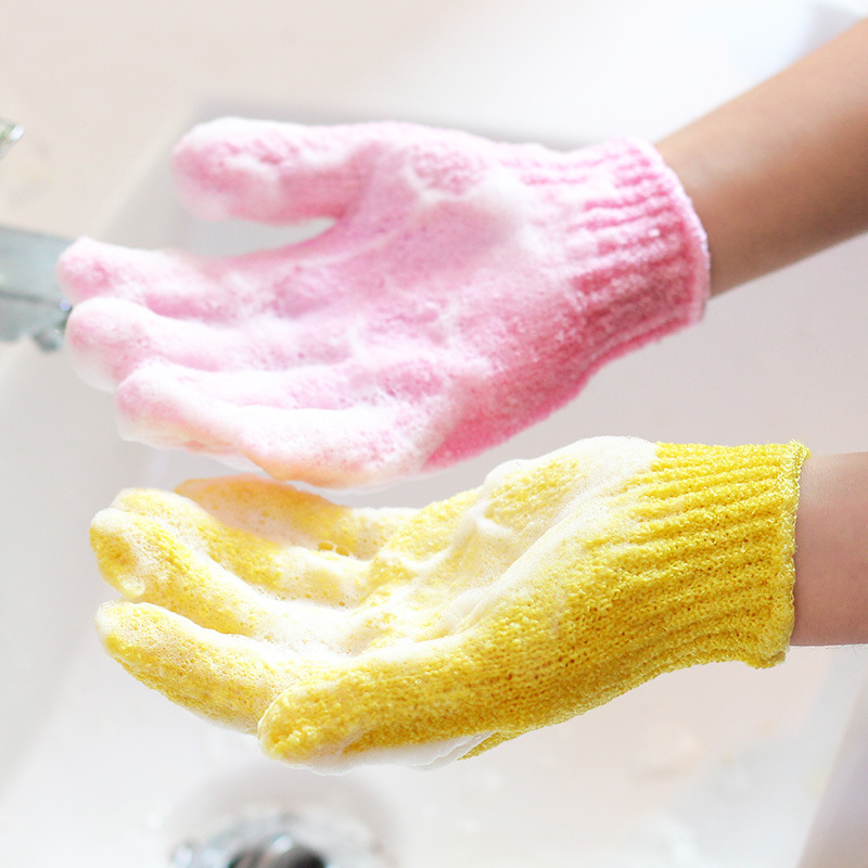 Bath Towel Bath Gloves FiveFinger Bath Towel Artifact Rubbing Backrubbing DoubleSided Korean Spot Whole