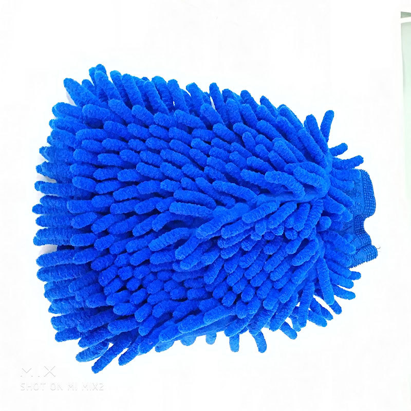 DoubleSided Cleaning Wool Gloves Cleaning Glass Car Wash Cleaning Scouring Pad Cleaning Cloth Car Wash Maintenance Tools