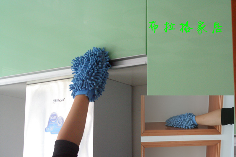 DoubleSided Cleaning Wool Gloves Cleaning Glass Car Wash Cleaning Scouring Pad Cleaning Cloth Car Wash Maintenance Tools