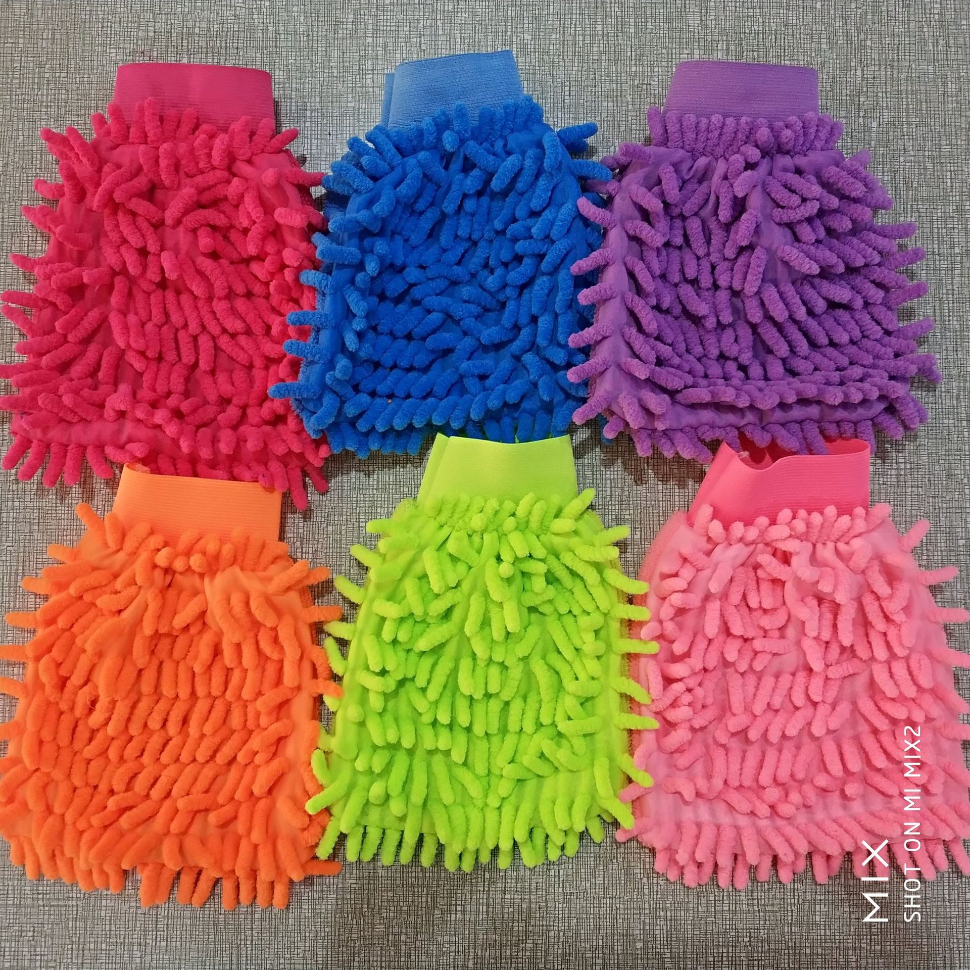 DoubleSided Cleaning Wool Gloves Cleaning Glass Car Wash Cleaning Scouring Pad Cleaning Cloth Car Wash Maintenance Tools