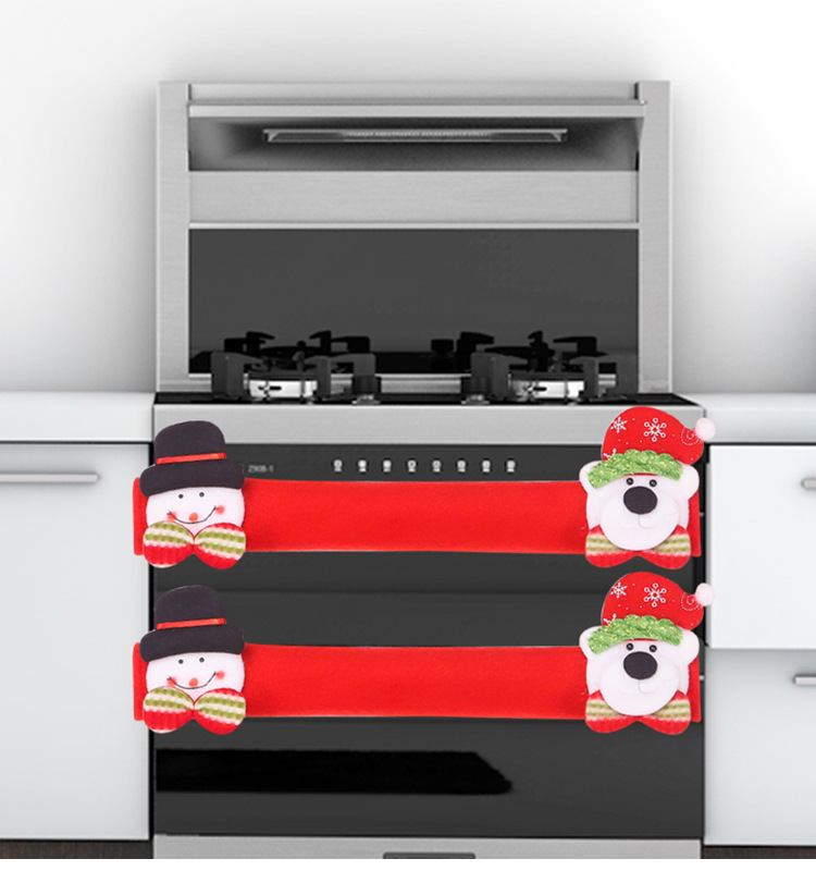 Microwave oven door set of cases to put anti-static double door shake handshandle the gloves