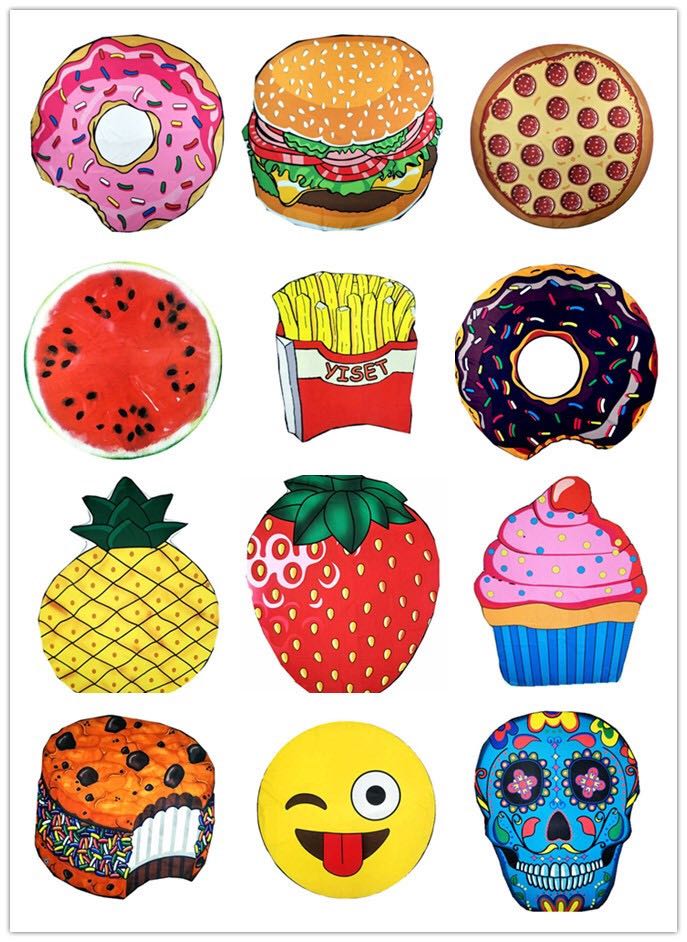 Beach towel polyester fabric nonstick sand irregular shape creative products exported to Europe and the United States Beach towel polyester fabric nonstick sand irregular shape creative products exported to Europe and the United States