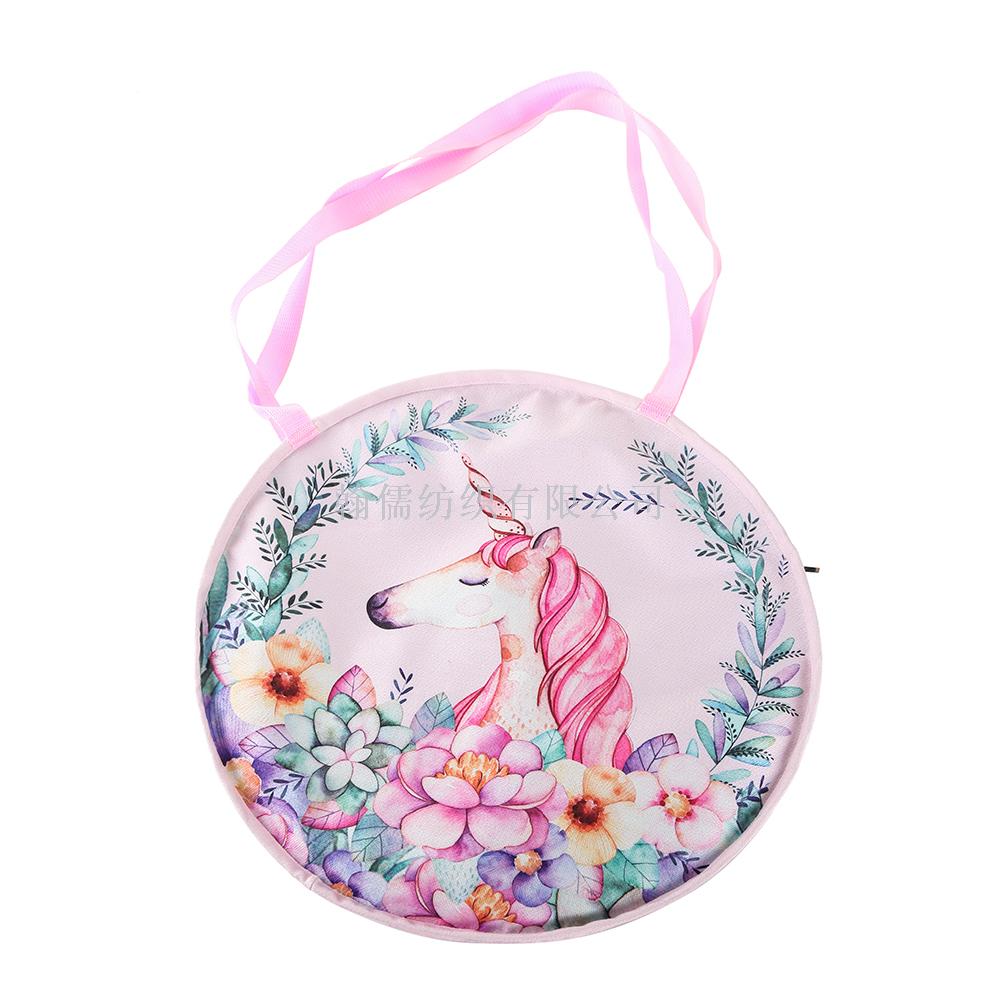 Portable outdoor beach towel travel unicorn with bag beach towel set