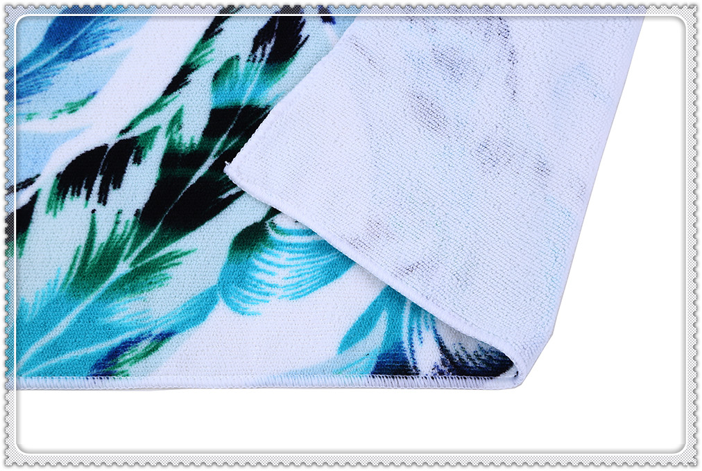 2 in 1 Microfiber Beach Towel That  Folds and Transformed To A Drawstring Backpack 