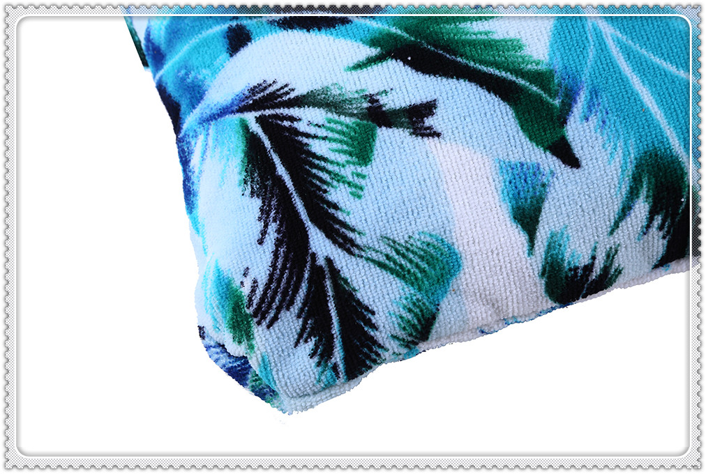 2 in 1 Microfiber Beach Towel That  Folds and Transformed To A Drawstring Backpack 