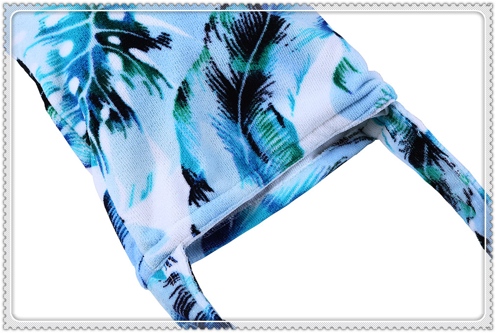 2 in 1 Microfiber Beach Towel That  Folds and Transformed To A Drawstring Backpack 