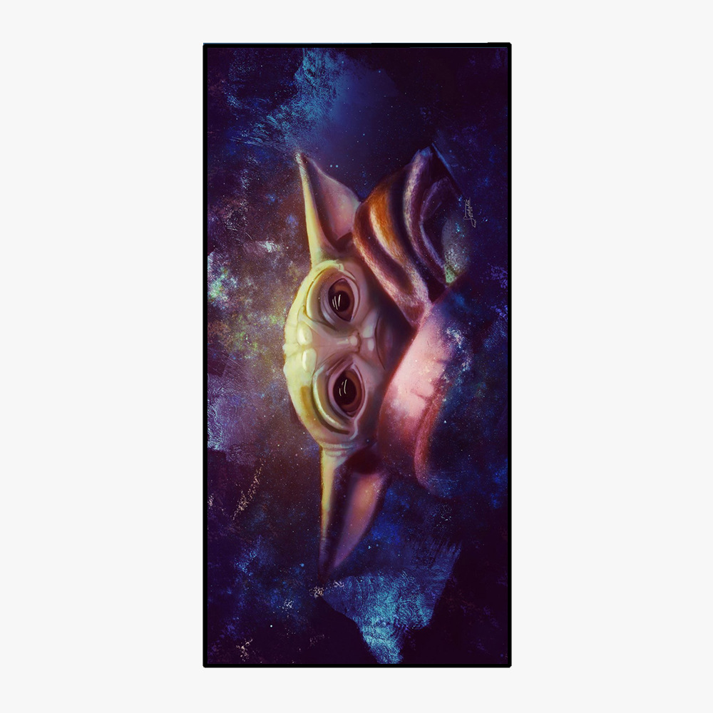 Yoda Master Square Beach Towel Towel Cloth Quick-Drying Bath Towel Double-Sided Velvet Shawl Single-Sided Digital Printing Square Towel