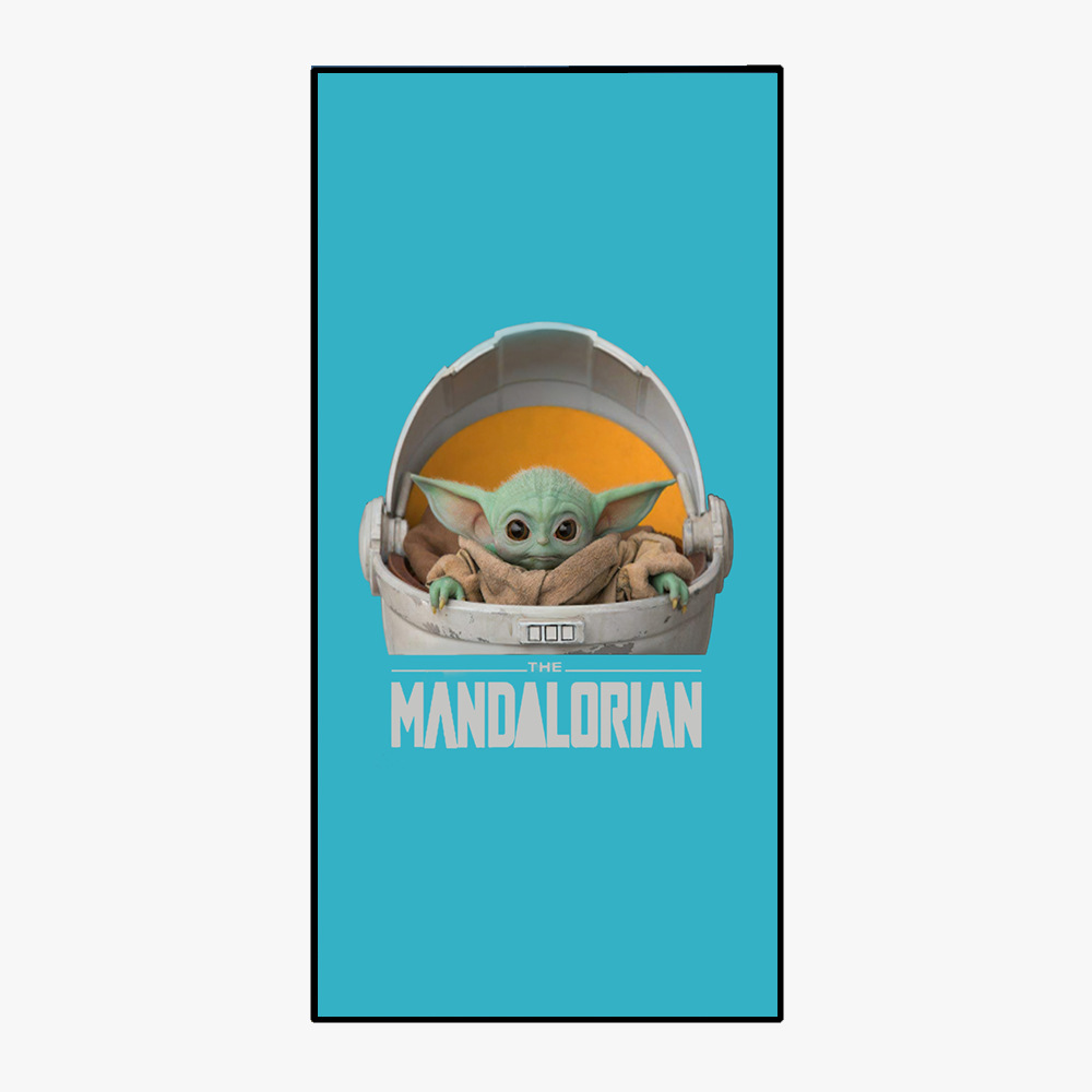 Yoda Master Square Beach Towel Towel Cloth Quick-Drying Bath Towel Double-Sided Velvet Shawl Single-Sided Digital Printing Square Towel