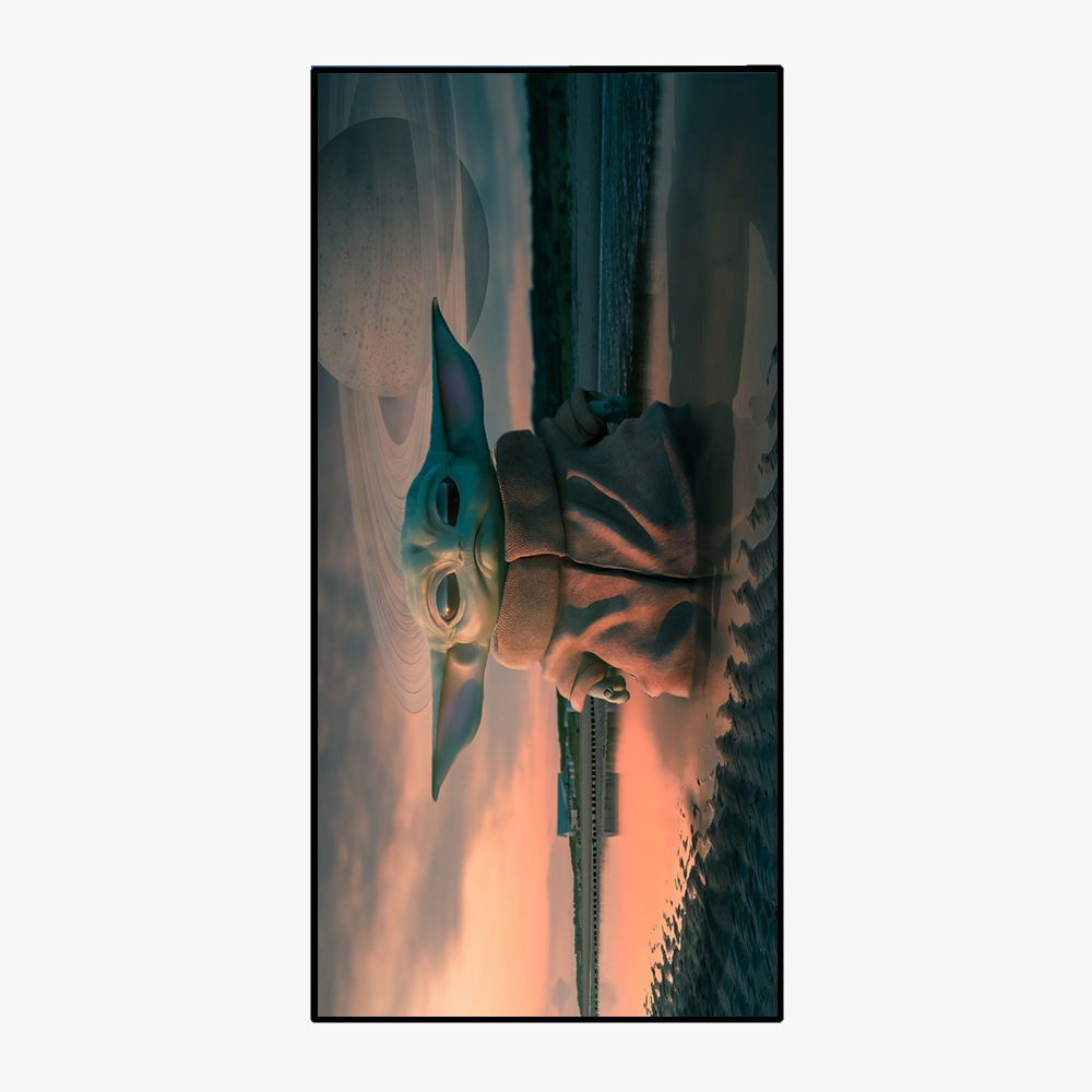 Yoda Master Square Beach Towel Towel Cloth Quick-Drying Bath Towel Double-Sided Velvet Shawl Single-Sided Digital Printing Square Towel