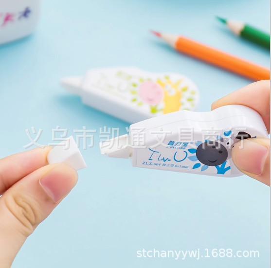 Intelligence star 907 cartoon animal correction tape with cute/candy color/simple student stationery correction tape Intelligence star 907 cartoon animal correction tape with cute/candy color/simple student stationery correction tape