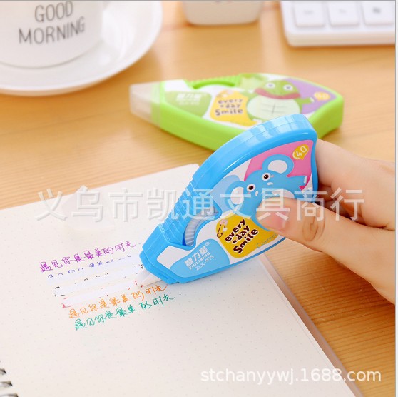 Intelligence star 907 cartoon animal correction tape with cute/candy color/simple student stationery correction tape Intelligence star 907 cartoon animal correction tape with cute/candy color/simple student stationery correction tape