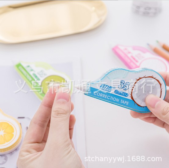 Intelligence star 907 cartoon animal correction tape with cute/candy color/simple student stationery correction tape Intelligence star 907 cartoon animal correction tape with cute/candy color/simple student stationery correction tape