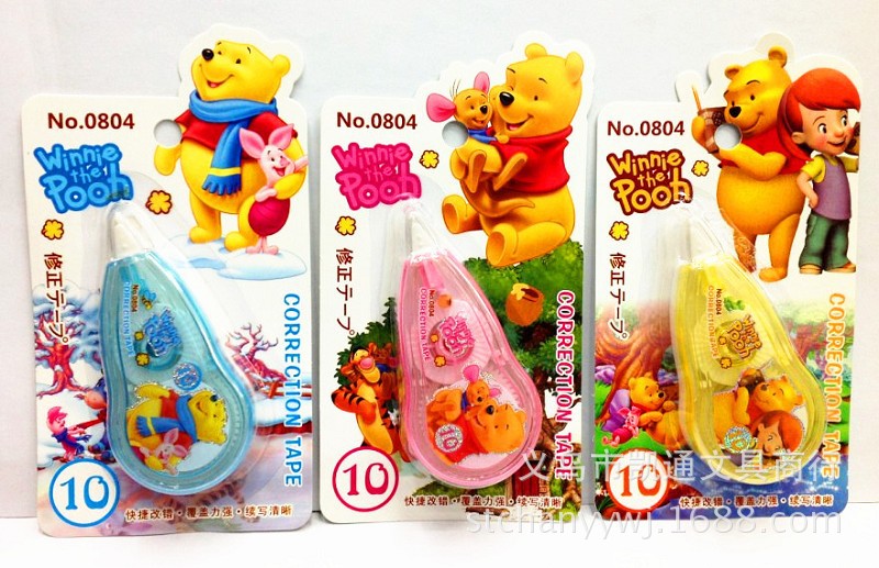 Intelligence star 907 cartoon animal correction tape with cute/candy color/simple student stationery correction tape Intelligence star 907 cartoon animal correction tape with cute/candy color/simple student stationery correction tape