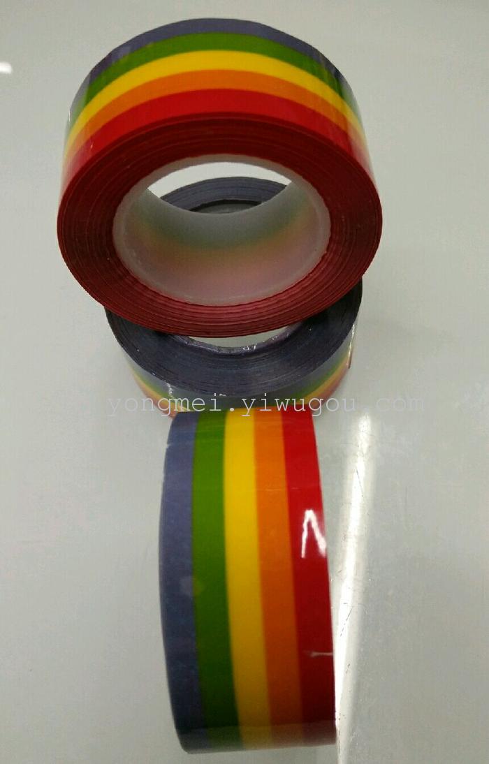 Rainbow adhesive tape, stationery adhesive tape Rainbow adhesive tape, stationery adhesive tape