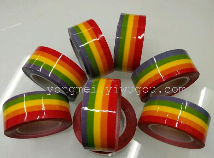Rainbow adhesive tape, stationery adhesive tape Rainbow adhesive tape, stationery adhesive tape