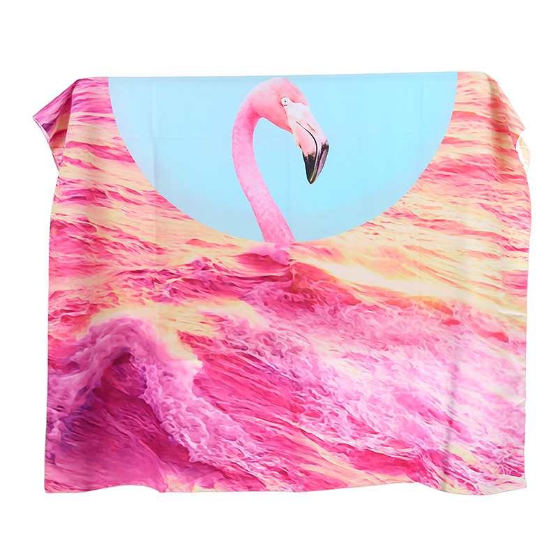 Digital Printed Women Beach Towel Yoga Bath Blanket