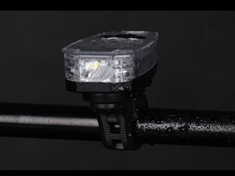 HJ-065 Bicycle Wireless Stopwatch Horn Headlight Riding Power Torch Single Lamp Code Meter Bell Equipment