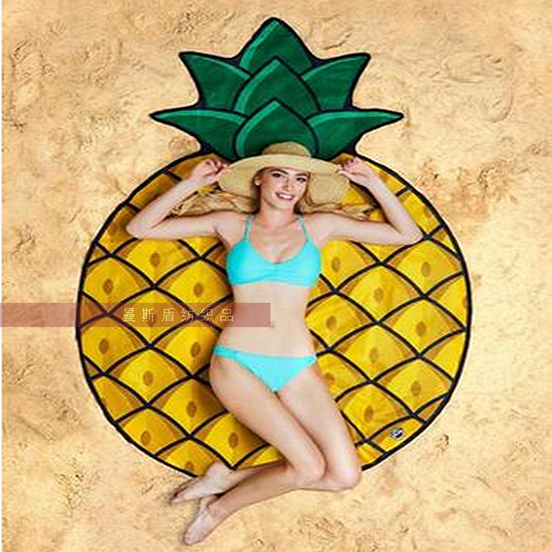 Travel round Beach Towel Travel Super Lightweight Quick-Drying Shawl Vacation Photo Mat Cloth Seaside Vacation