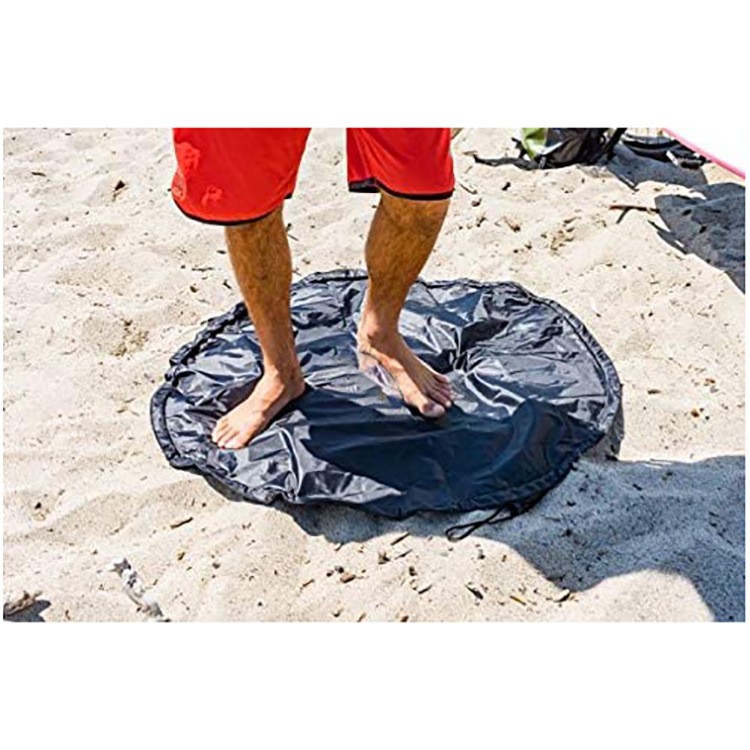Cross-Border Factory Supply Clothes Changing Pad Camping Anti-Dirty Floor Mat Beach Dressing Mat Drawstring Buggy Bag One Piece Dropshipping