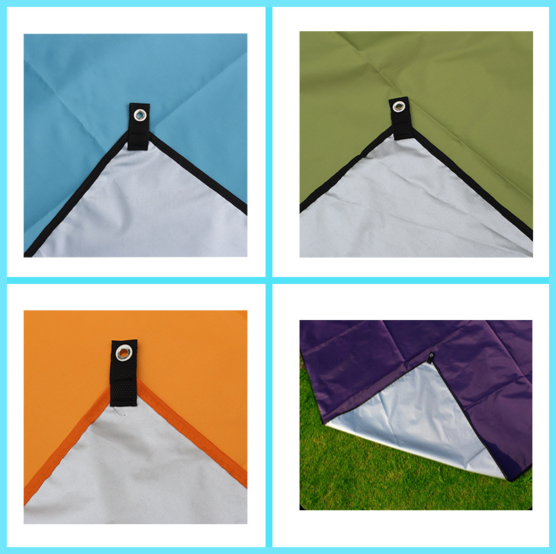 Outdoor Picnic Mat Sun Protection Mattress Oxford Cloth Moisture Proof Pad Beach Mat Camping Barbecue Floor Mat Portable Lightweight Mat