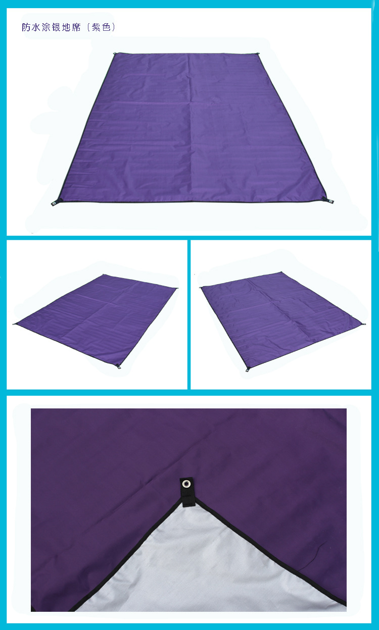 Outdoor Picnic Mat Sun Protection Mattress Oxford Cloth Moisture Proof Pad Beach Mat Camping Barbecue Floor Mat Portable Lightweight Mat