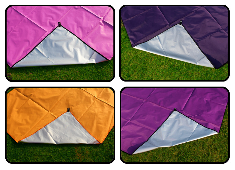 Outdoor Picnic Mat Sun Protection Mattress Oxford Cloth Moisture Proof Pad Beach Mat Camping Barbecue Floor Mat Portable Lightweight Mat