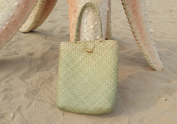 Straw Woven Bag New Beach Weaving Straw Bag Women's Shoulder Bag Japanese Style Simple Literary Mori Girl Summer Mat Bag Fashion
