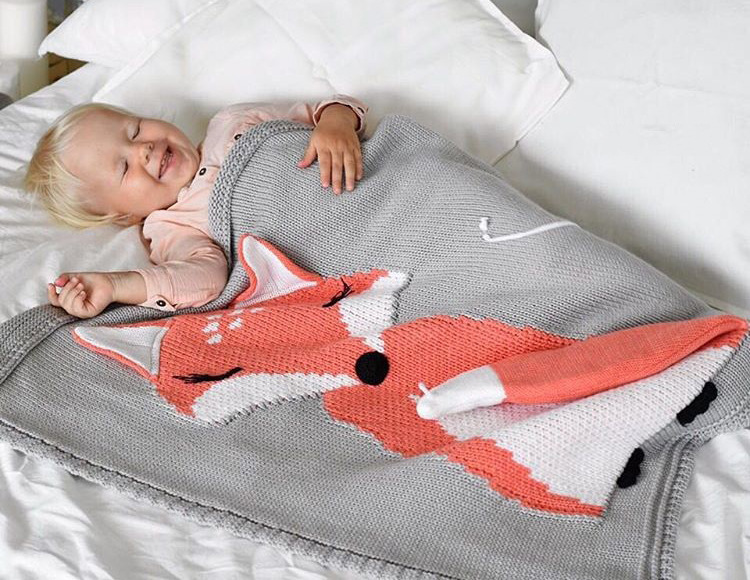 INS Pop Fox Blanket Stereo Ear Blanket Children Knitted Blanket Beach Mat Baby Baby Blanket INS Pop Fox Blanket Stereo Ear Blanket Children Knitted Blanket Beach Mat Baby Baby Blanket
