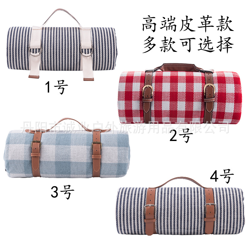 Acrylic Leather Picnic Mat Moisture Proof Pad Outdoor Tent Mat Grassland Mat Waterproof Gasket Picnic Blanket Beach Mat Wholesale