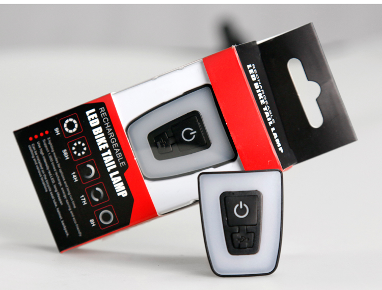 T11-3usb charging helmet taillight bicycle taillight Mountain bike night riding safety warning light riding equipment
