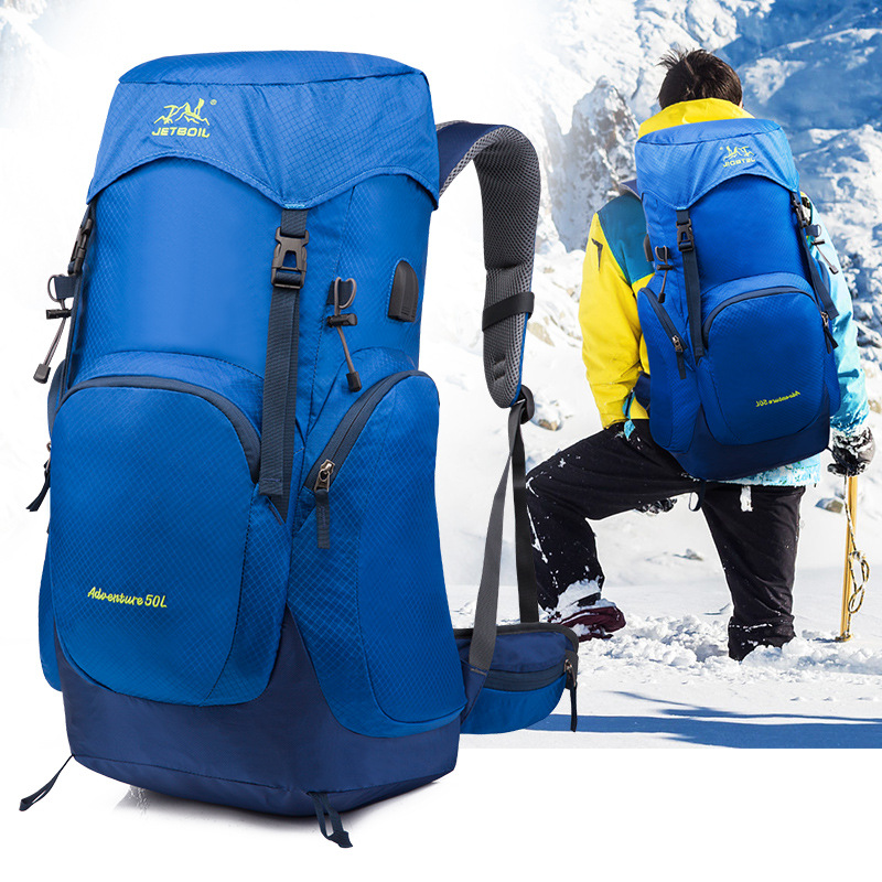 Outdoor Backpack Backpack Men and Women Riding Sports Travel Hiking Backpack 50L Cycling Wild Camping Equipment Backpack