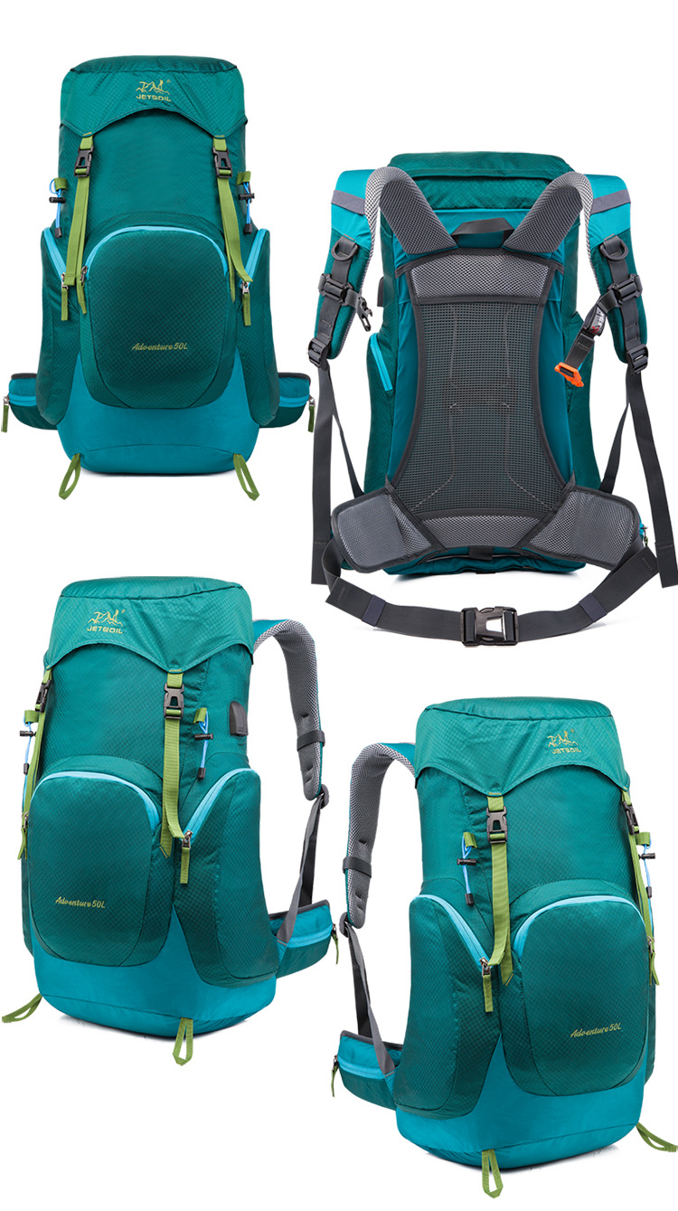 Outdoor Backpack Backpack Men and Women Riding Sports Travel Hiking Backpack 50L Cycling Wild Camping Equipment Backpack