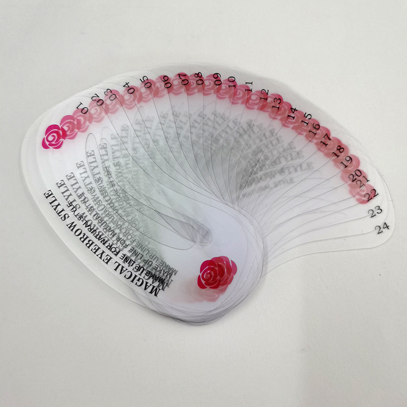 Thrush Gadget Tools Eyebrow Shape Card Eyebrow Eyeliner Card Eyebrow Stencil Eyebrow Stencil CrossBorder Hot Selling