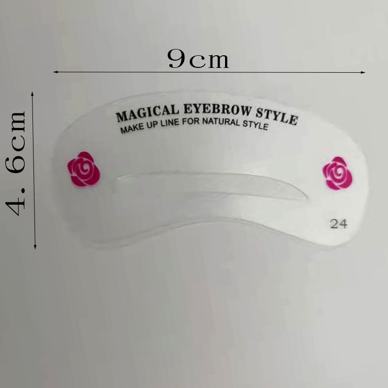 Thrush Gadget Tools Eyebrow Shape Card Eyebrow Eyeliner Card Eyebrow Stencil Eyebrow Stencil CrossBorder Hot Selling