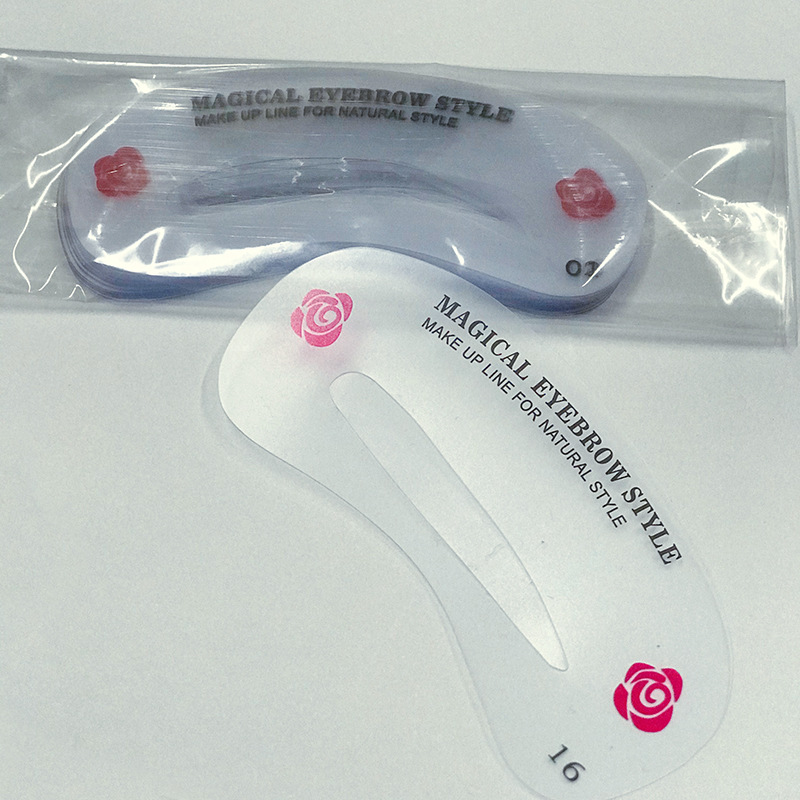 Thrush Gadget Tools Eyebrow Shape Card Eyebrow Eyeliner Card Eyebrow Stencil Eyebrow Stencil CrossBorder Hot Selling