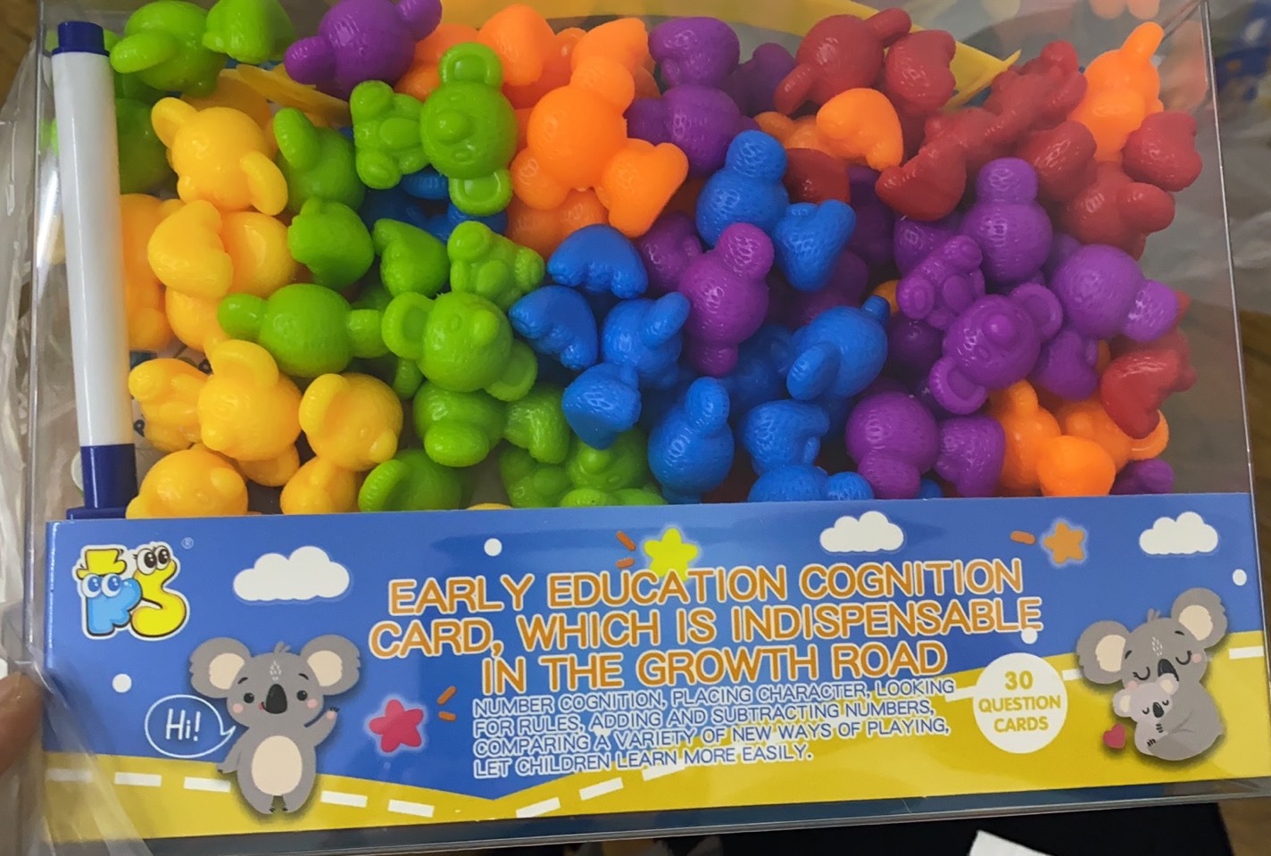 Puzzle Rainbow Count Soft Rubber Animal Toy Montessori Teaching Aids Children Enlightenment Question Card Teaching Kit Puzzle Rainbow Count Soft Rubber Animal Toy Montessori Teaching Aids Children Enlightenment Question Card Teaching Kit