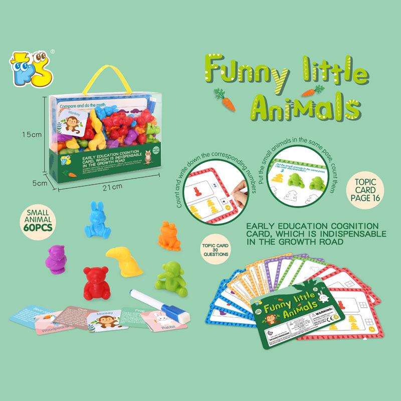 Puzzle Rainbow Count Soft Rubber Animal Toy Montessori Teaching Aids Children Enlightenment Question Card Teaching Kit Puzzle Rainbow Count Soft Rubber Animal Toy Montessori Teaching Aids Children Enlightenment Question Card Teaching Kit