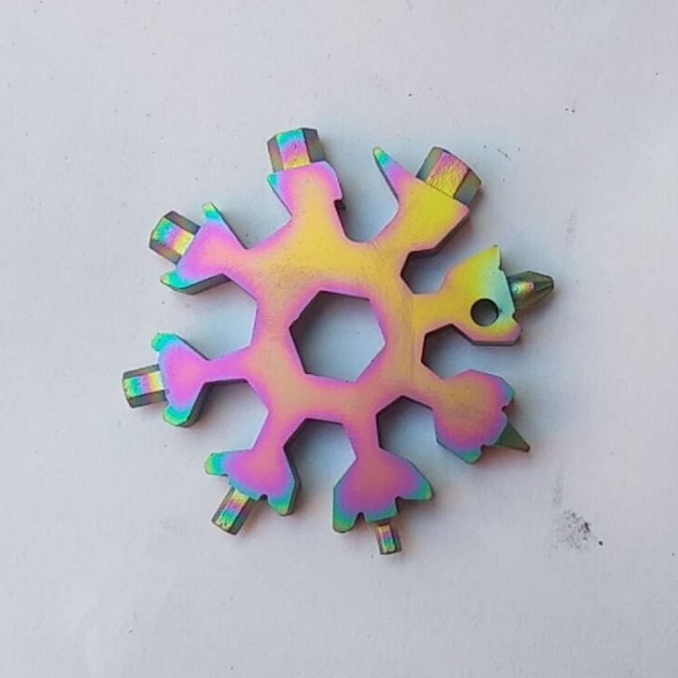 18-in-1 Snowflake Tool Card Combination Multi-Function Snowflake Screwdriver Snowflake Wrench Tool Snowflake Tool Card 18-in-1 Snowflake Tool Card Combination Multi-Function Snowflake Screwdriver Snowflake Wrench Tool Snowflake Tool Card