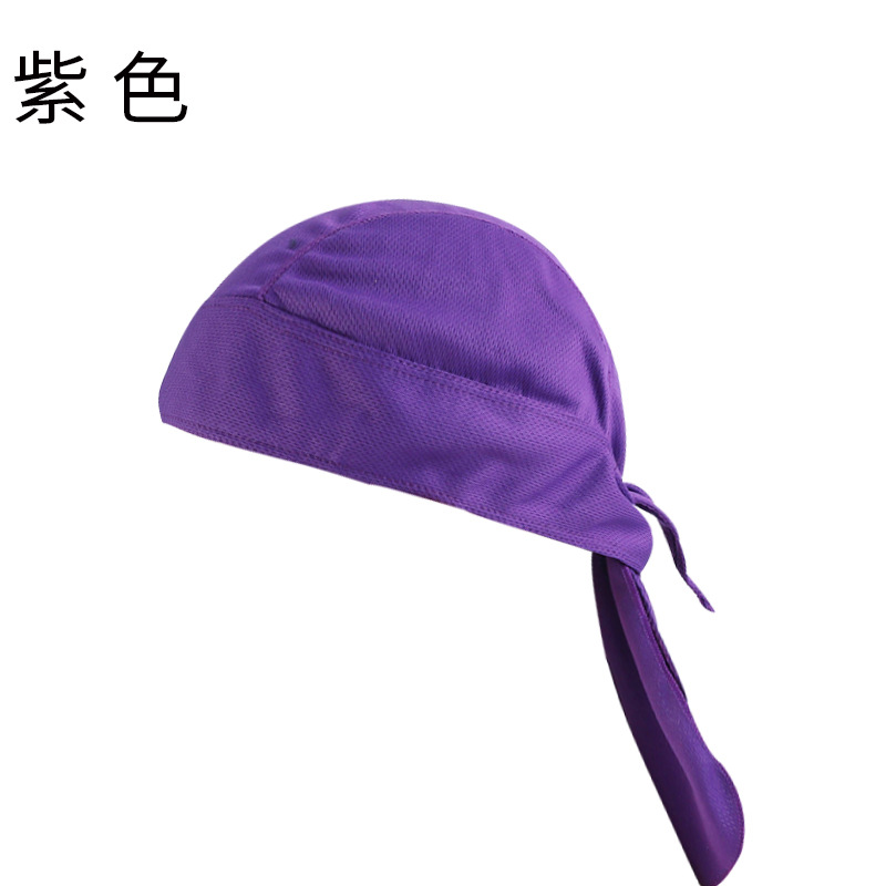 Outdoor Riding Sports Cap Sun Protection Quick-Drying Pirate Hat Breathable Headscarf Motorcycle Small Hat Head Cover Sports Soft Equipment