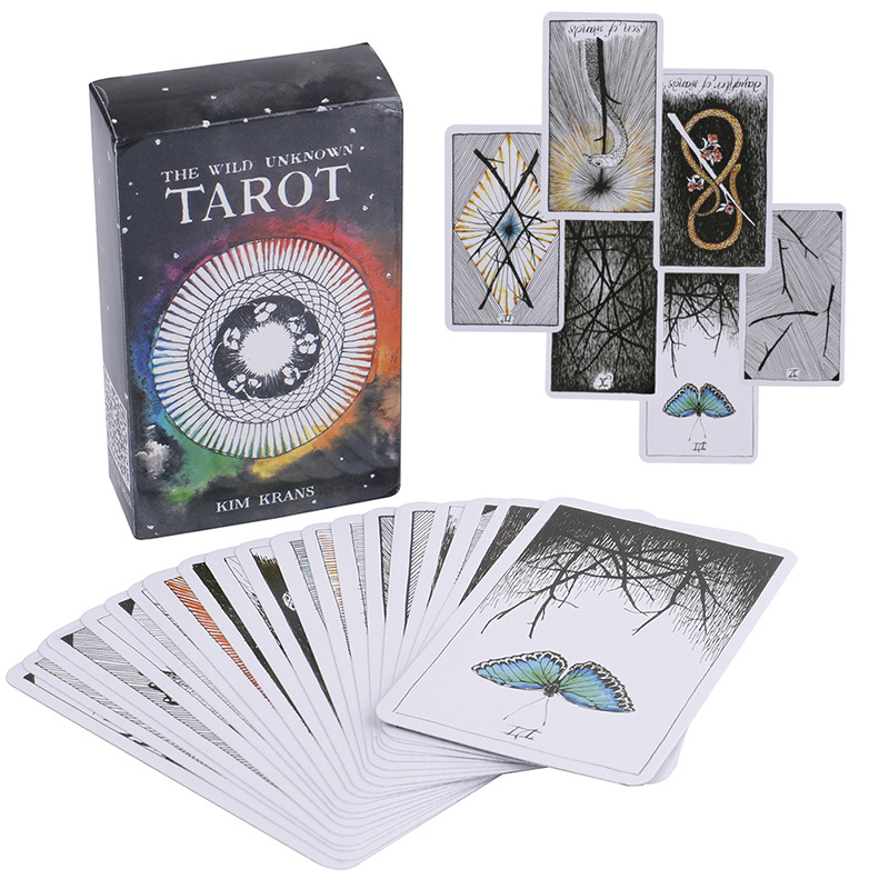 Tarot CARDS in English Tarot card board game card oracle cross - border hot style com.lowagie.text.paragraph 21