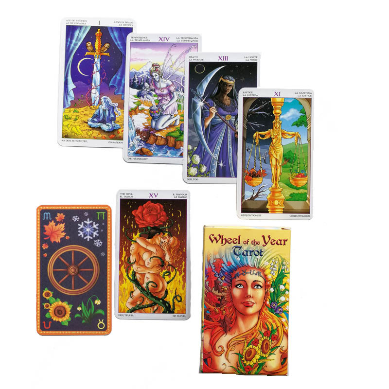 Tarot CARDS in English Tarot card board game card oracle cross - border hot style com.lowagie.text.paragraph 21