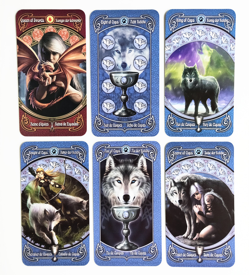 Tarot CARDS in English Tarot card board game card oracle cross - border hot style com.lowagie.text.paragraph 21