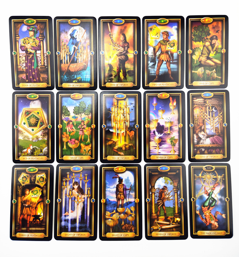Tarot CARDS in English Tarot card board game card oracle cross - border hot style com.lowagie.text.paragraph 21