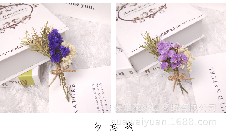 Mini Dried Flowers Bouquet Rose Decoration Gift Box Card Decoration DIY Material Shooting Props Mini Dried Flowers Bouquet Rose Decoration Gift Box Card Decoration DIY Material Shooting Props